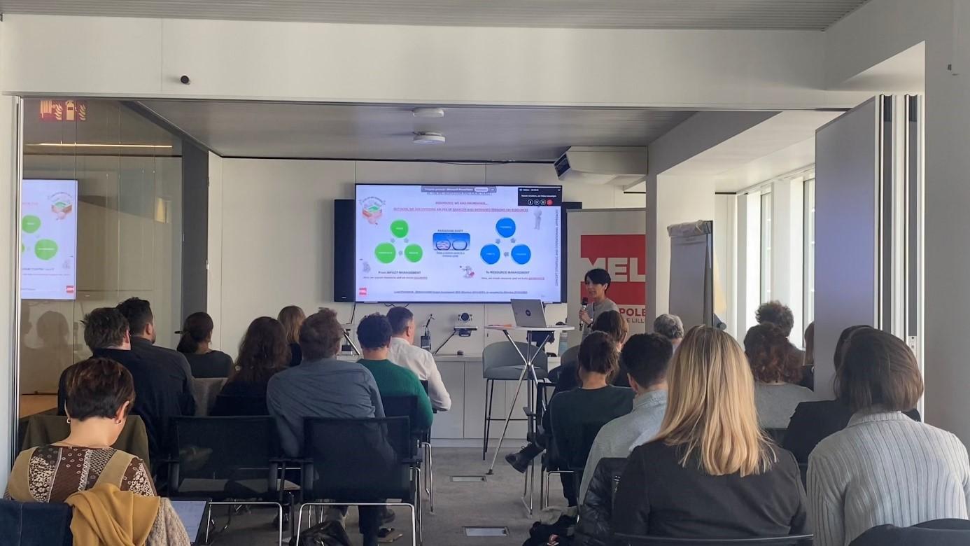 Jamila Bentrar presents Lille Metropole's soil strategy and projects 